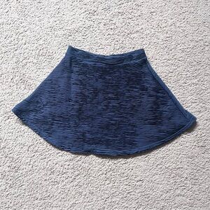 Topshop Navy Skater Skirt